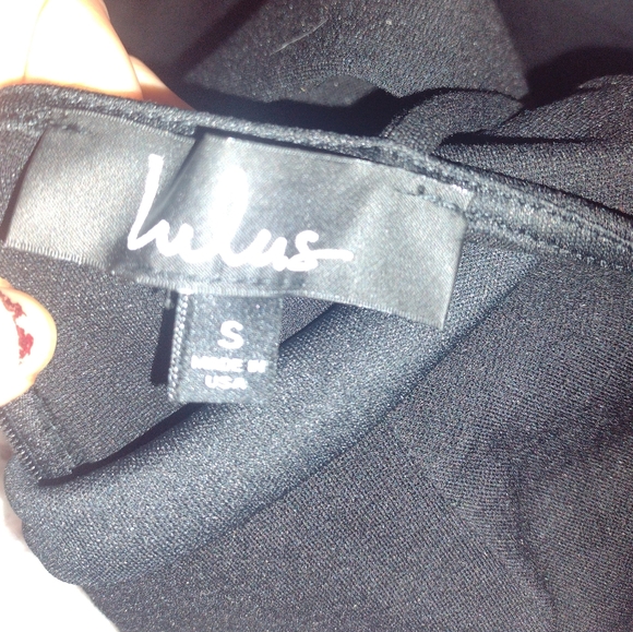 Lulu's Black Bodycon Midi Dress - Picture 5 of 5